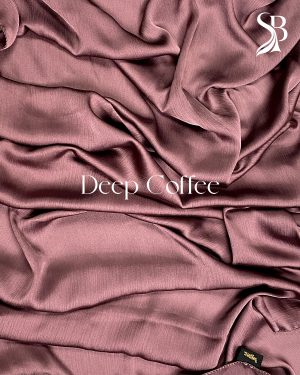 Muna Silk Hijab Deep Coffee Color