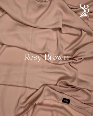Premium Cherry Hijab Rosy Brown Color