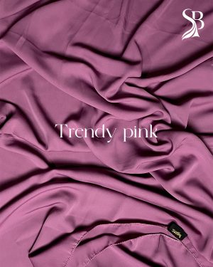 Premium Cherry Hijab Trendy Pink  Color